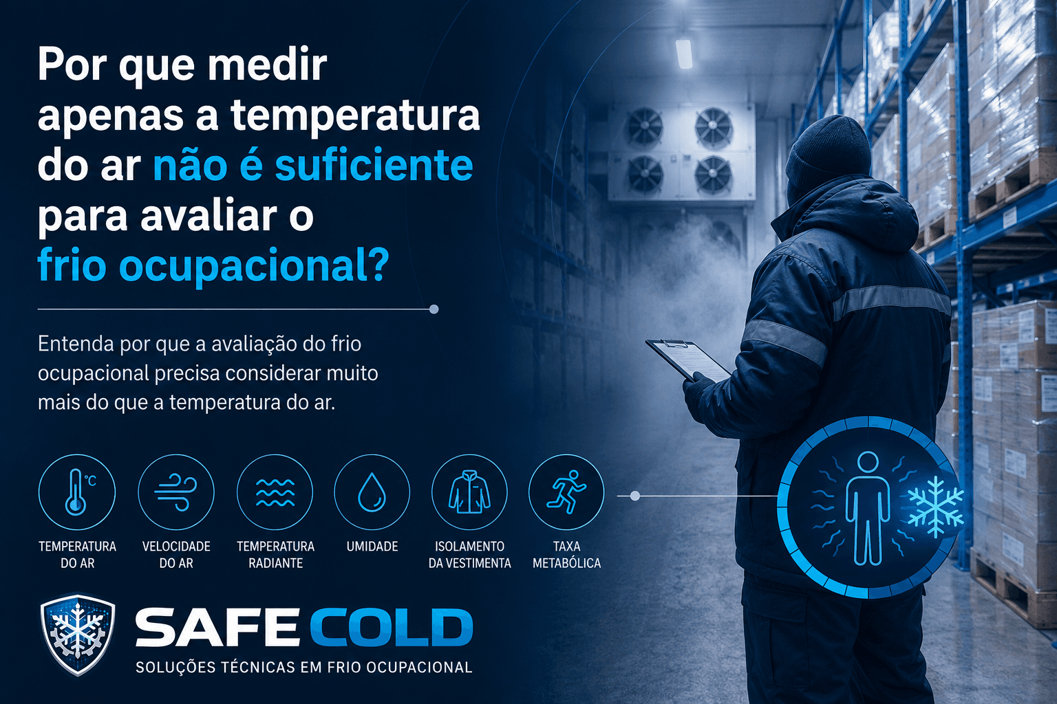 Por que medir apenas a temperatura do ar não é suficiente para avaliar o frio ocupacional?